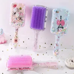 Cute Cartoon Colorful Hair Comb Brush (1 pc)